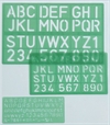 Linex 8500 Standard skriftskabelon sæt